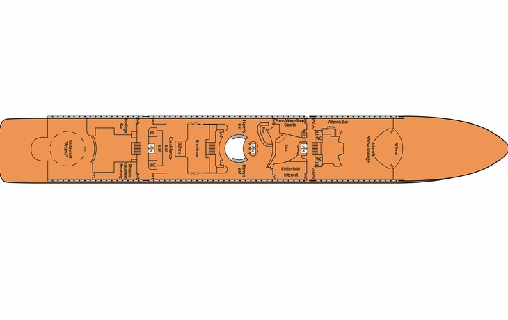 Salon-Deck (Deck 2)