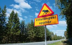 Verkehrszeichen in Schweden