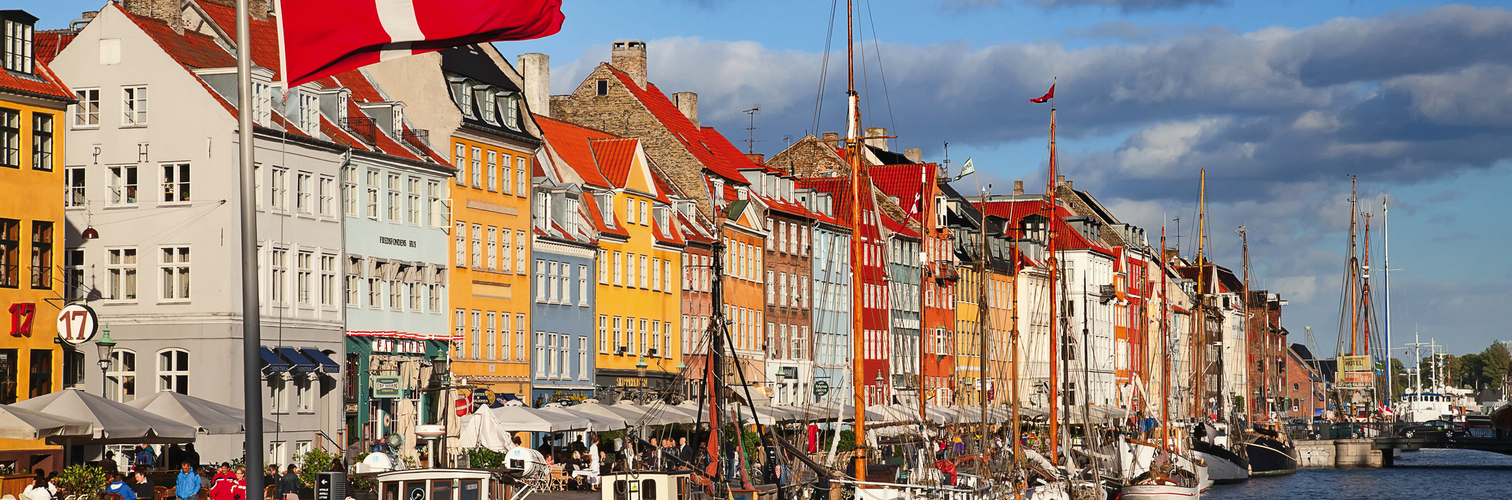 Copenhagen (Nyhavn district) in a sunny summer day