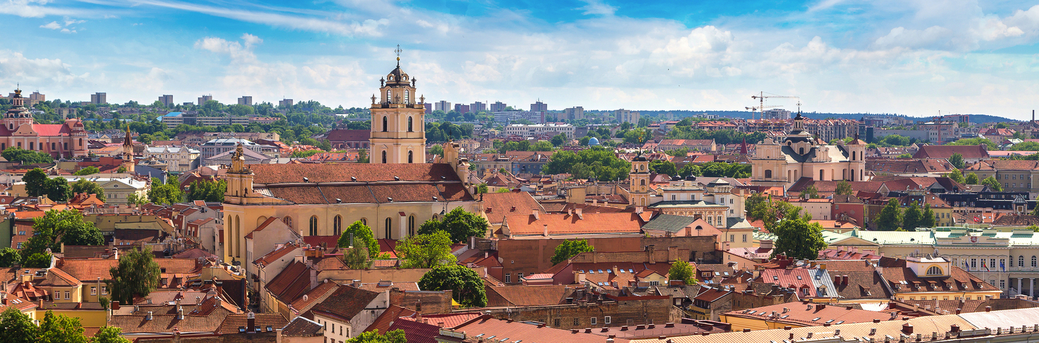 Stadtbild von Vilnius