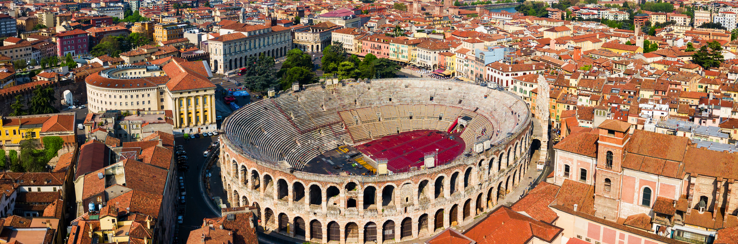 Luftaufnahme von Verona