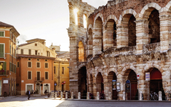 Colliseum in Verona city, Italy