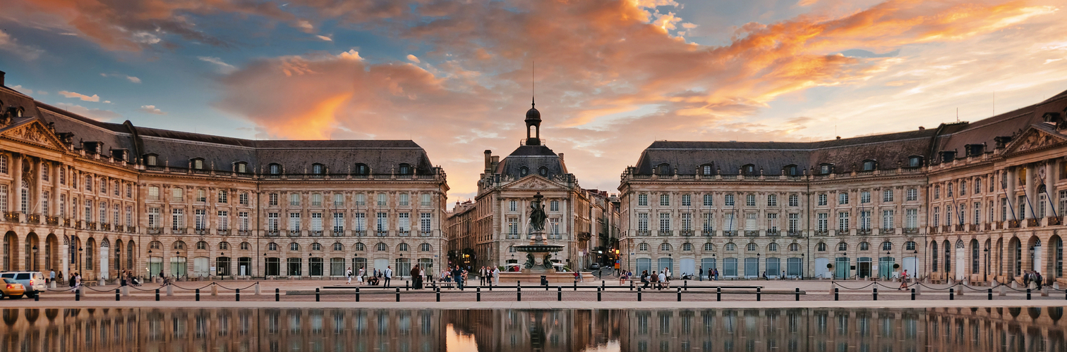 Place de la Bourse in  Bordeaux, France
