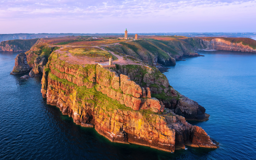 Cap Frehel peninsula in Cotes-d'Armor, Brittany, France