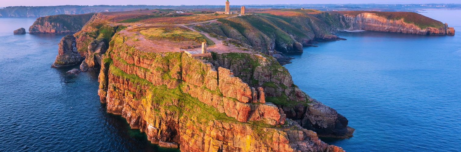 Cap Frehel peninsula in Cotes-d'Armor, Brittany, France