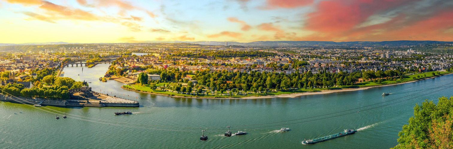 Deutsches Eck in Koblenz