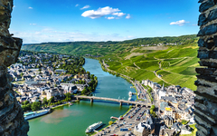 Blick auf Bernkastel-Kues