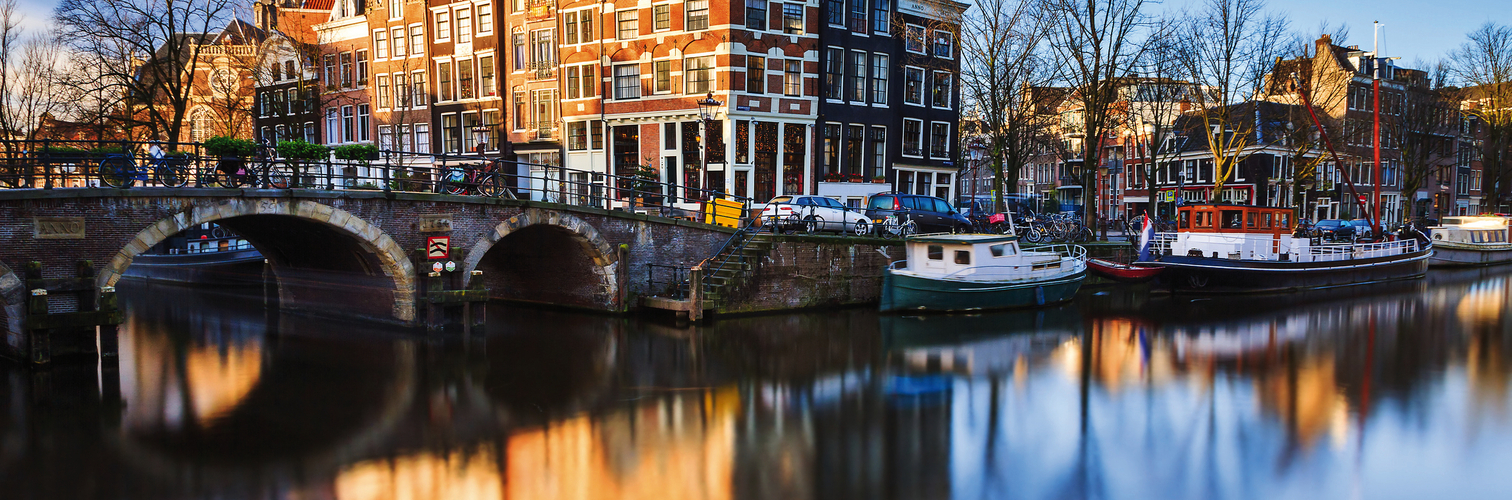 Beautiful image of the UNESCO world heritage canals the 'Brouwer