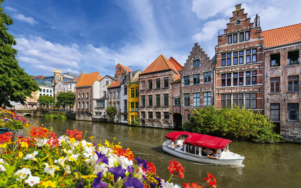 Old town of Ghent, Belgium