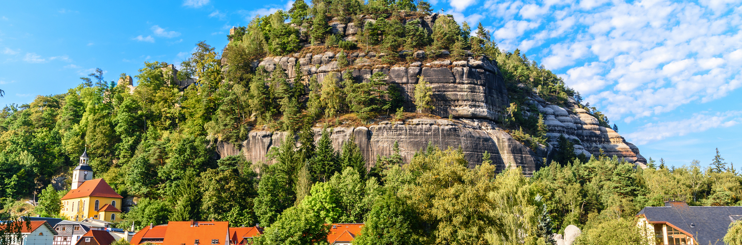 Kurort Oybin im Zittauer Gebirge, Deutschland