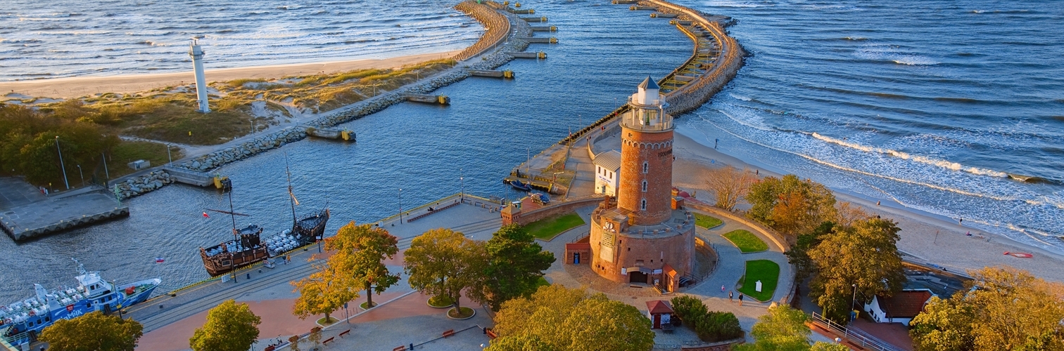 Hafen und Leuchtturm in Kolberg
