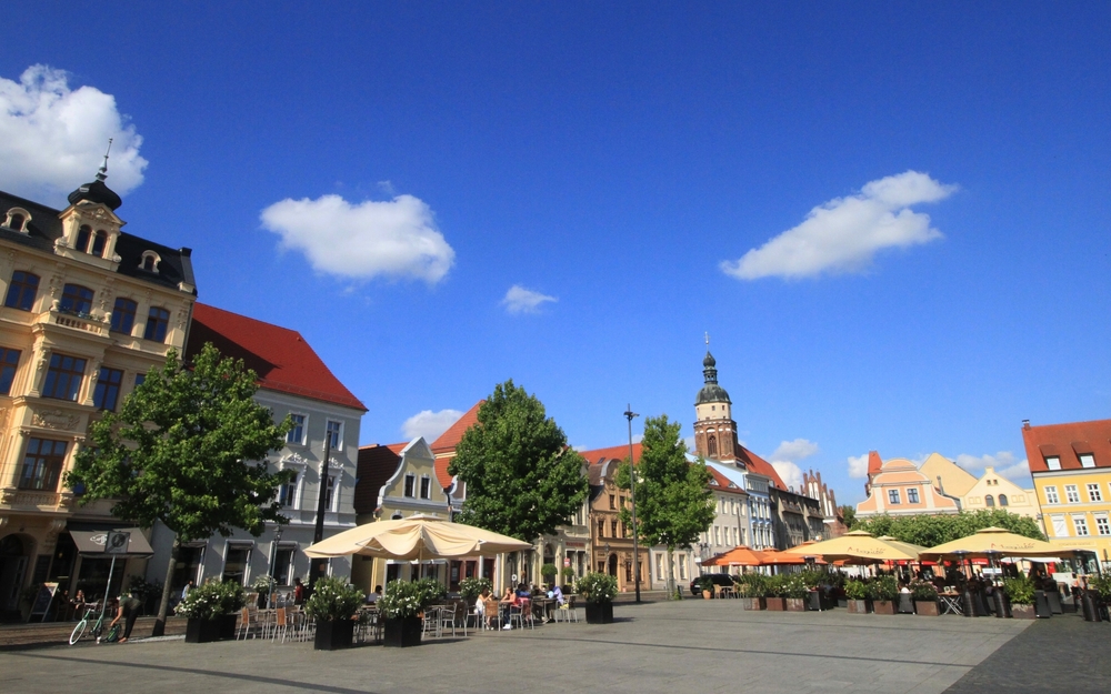 Altmarkt von Cottbus