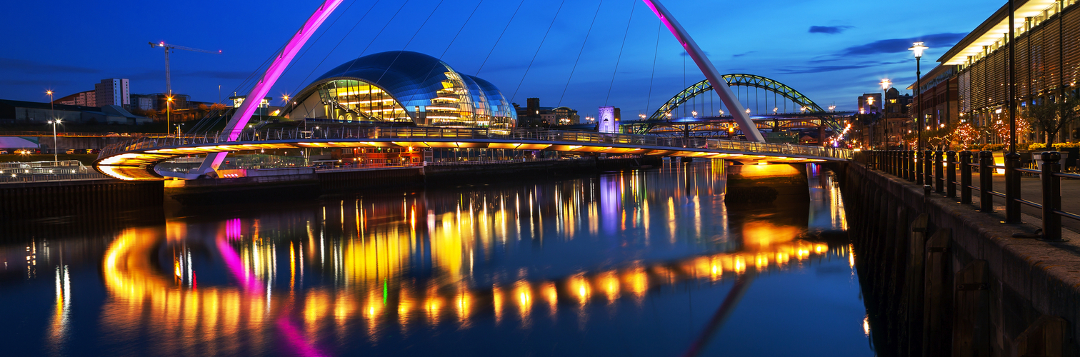 Millennium Bridge in Newcastle
