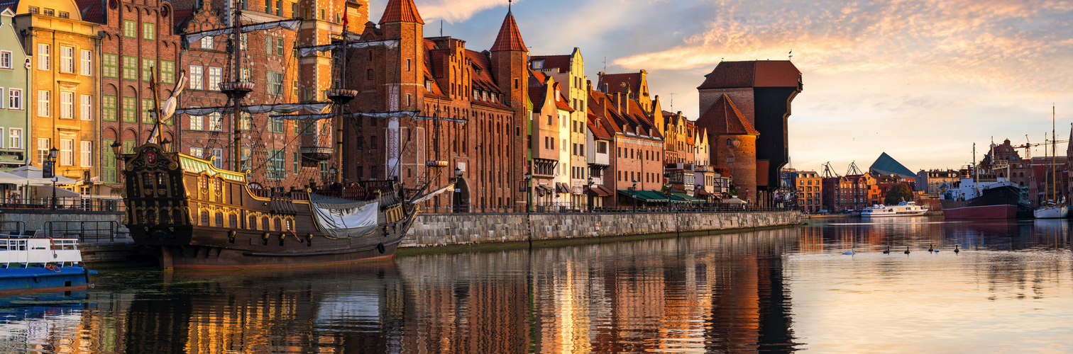 Cityscape of Gdansk in Poland