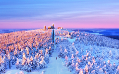 Winter auf dem Fichtelberg