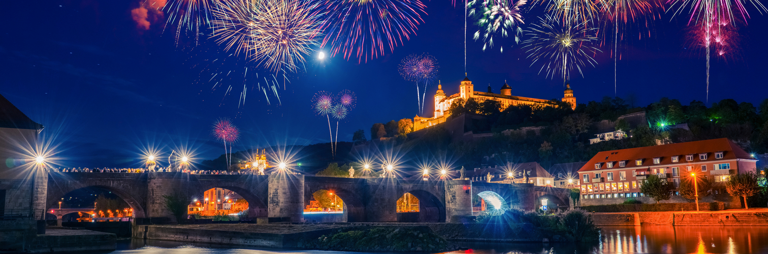 Silvester im fränkischen Weinland
