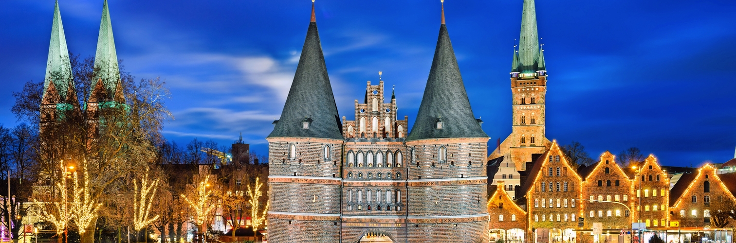 Holstentor in Lübeck, Deutschland