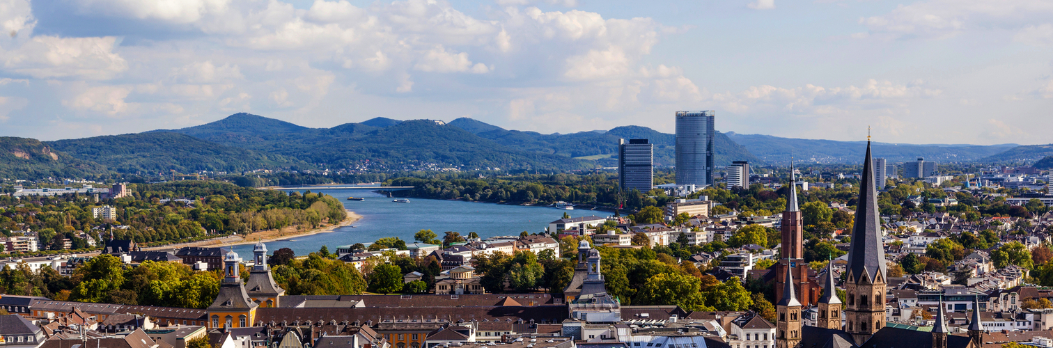 Luftaufnahme von Bonn
