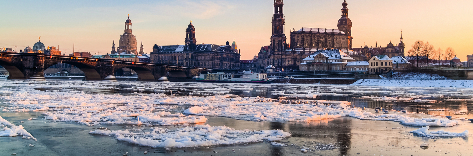 winterliches Dresden